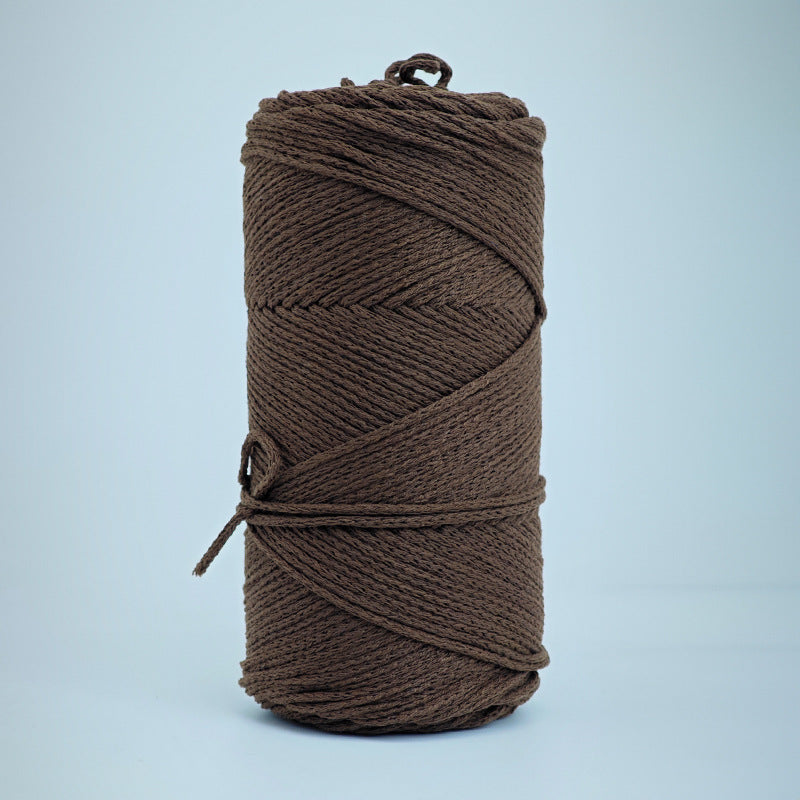 200G Hardened 2Mm Hollow Cotton Thread Woven Bag Material Bag Hand-Woven Hollow Thread Round Strand Medium Thick Simple Thread