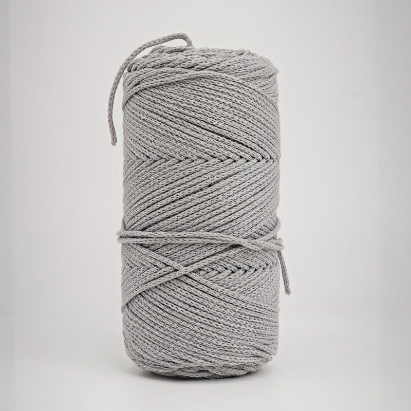 200G Hardened 2Mm Hollow Cotton Thread Woven Bag Material Bag Hand-Woven Hollow Thread Round Strand Medium Thick Simple Thread