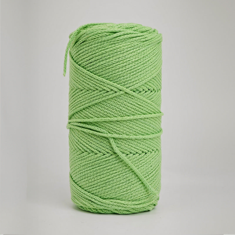 200G Hardened 2Mm Hollow Cotton Thread Woven Bag Material Bag Hand-Woven Hollow Thread Round Strand Medium Thick Simple Thread