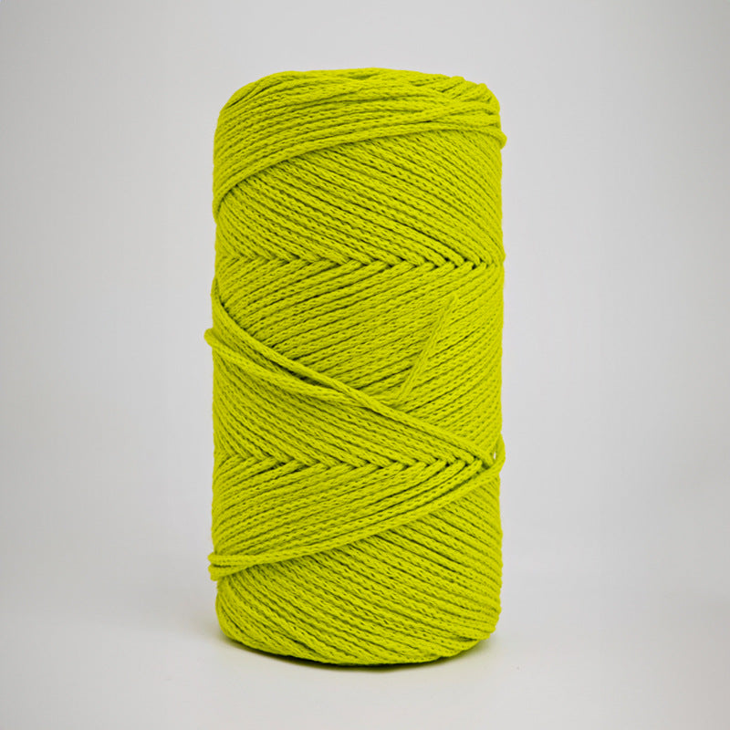 200G Hardened 2Mm Hollow Cotton Thread Woven Bag Material Bag Hand-Woven Hollow Thread Round Strand Medium Thick Simple Thread