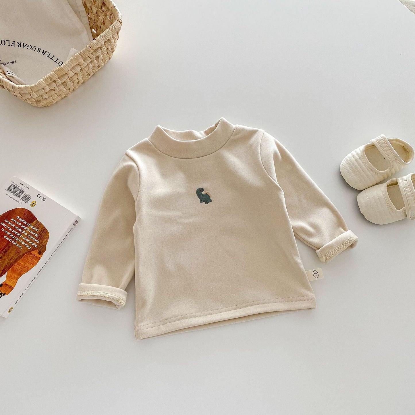 Children'S Developer Base Shirt 0-5 Years Old Winter Korean Children'S Clothing Girl Fashionable Cartoon Inner Wear Boy'S Winter Clothing Ay648