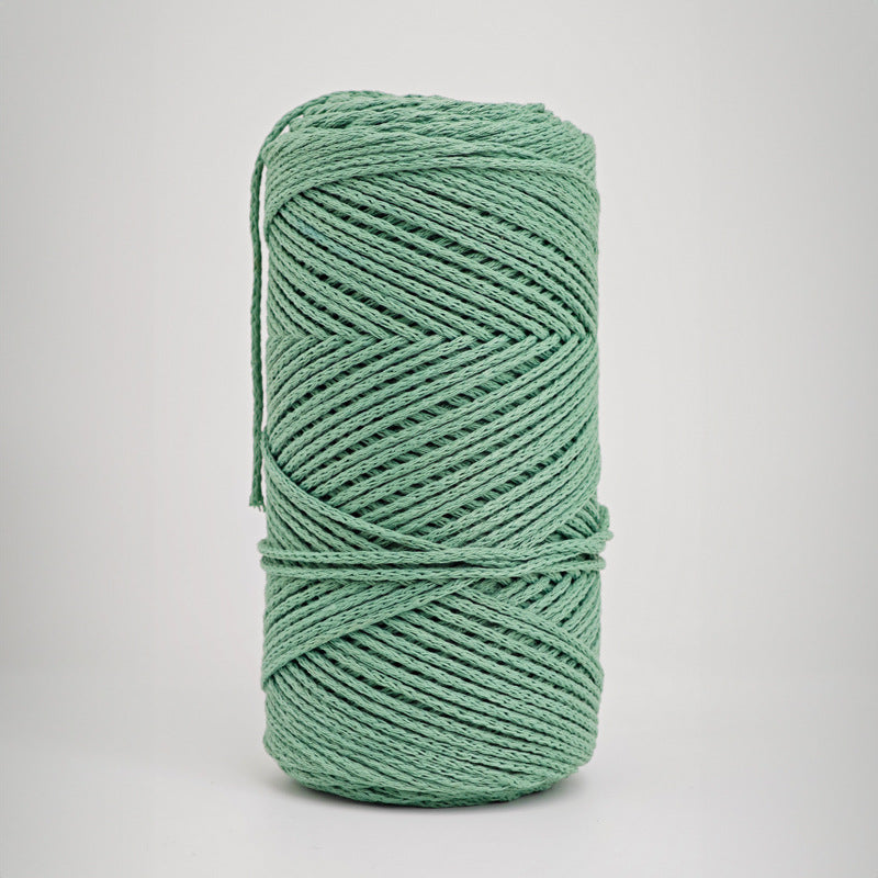 200G Hardened 2Mm Hollow Cotton Thread Woven Bag Material Bag Hand-Woven Hollow Thread Round Strand Medium Thick Simple Thread