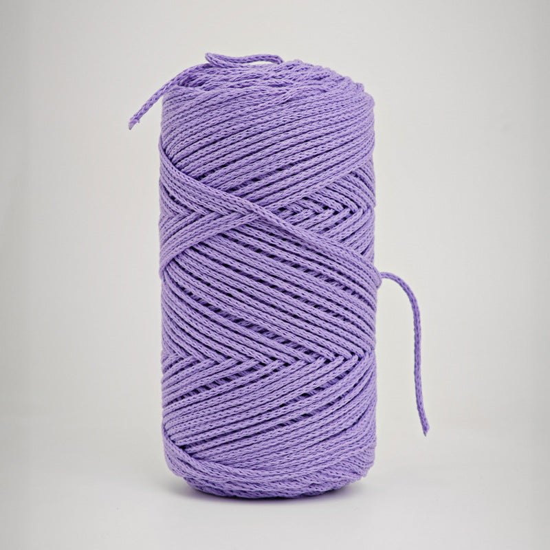 200G Hardened 2Mm Hollow Cotton Thread Woven Bag Material Bag Hand-Woven Hollow Thread Round Strand Medium Thick Simple Thread