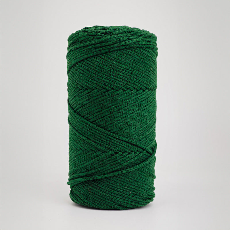 200G Hardened 2Mm Hollow Cotton Thread Woven Bag Material Bag Hand-Woven Hollow Thread Round Strand Medium Thick Simple Thread