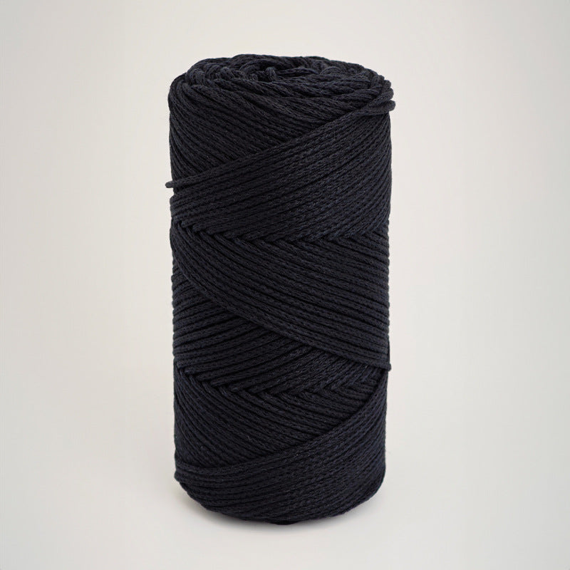 200G Hardened 2Mm Hollow Cotton Thread Woven Bag Material Bag Hand-Woven Hollow Thread Round Strand Medium Thick Simple Thread