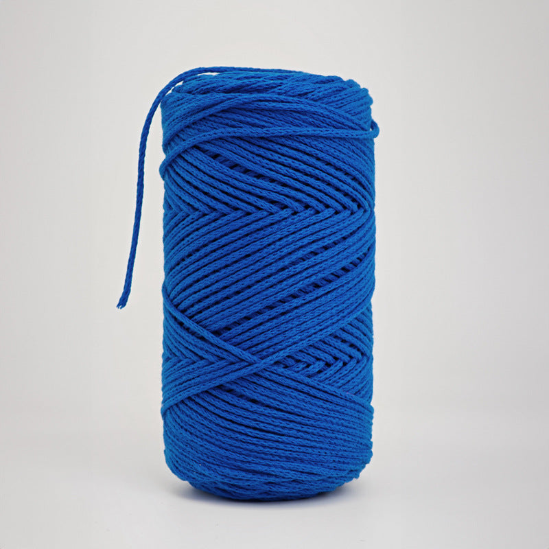 200G Hardened 2Mm Hollow Cotton Thread Woven Bag Material Bag Hand-Woven Hollow Thread Round Strand Medium Thick Simple Thread