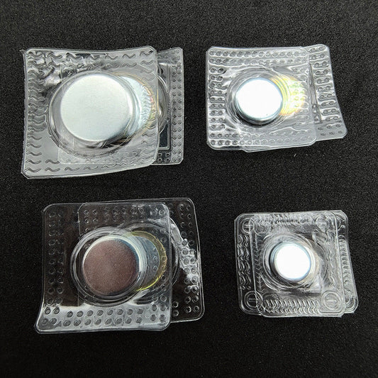 Spot Pvc Magnetic Buckle, Invisible Glue-Covered Strong Magnetic Button Diy Bag Single-Sided Magnetic Buckle, Waterproof Magnet Buckle