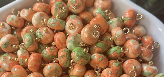 Source Manufacturer Chinese Style Jade Cheongsam Button Abacus Flat Bead Button Tang Suit Hanfu Retro Bronze Foot Button